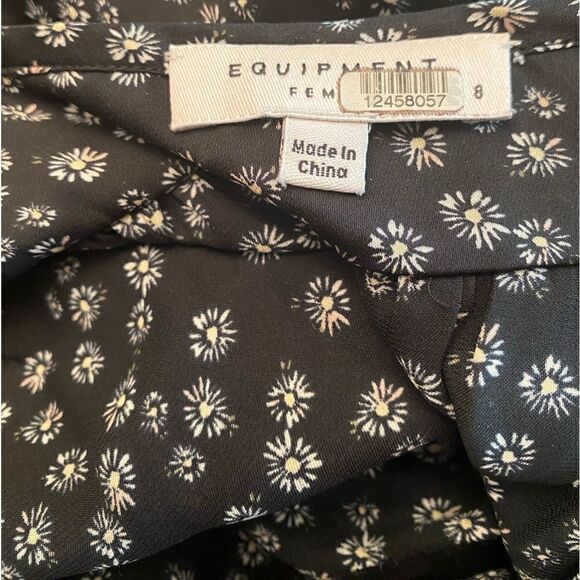 Equipment Button Down Shirt Dress Size 8 - Picture 5 of 7